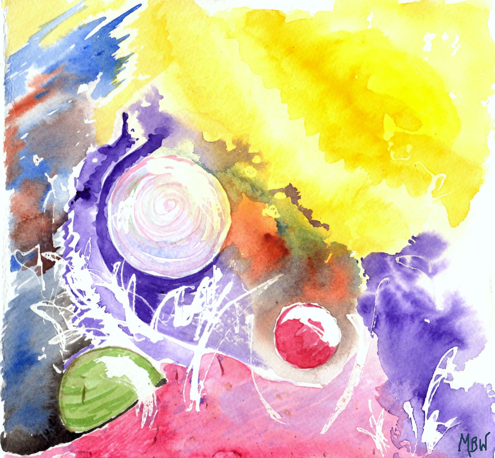 Painting by Martha S. Bache-Wiig